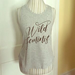 🔥LAST 2!!!🔥 “Wild Feminist” Yoga-Style Tank Top